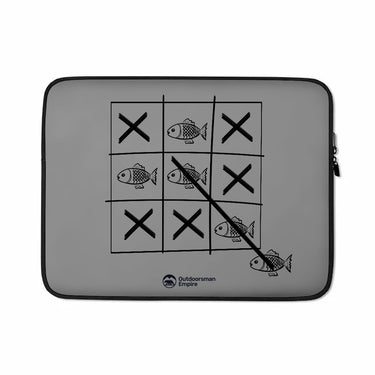 Fish Tick Tack Toe Laptop Sleeve